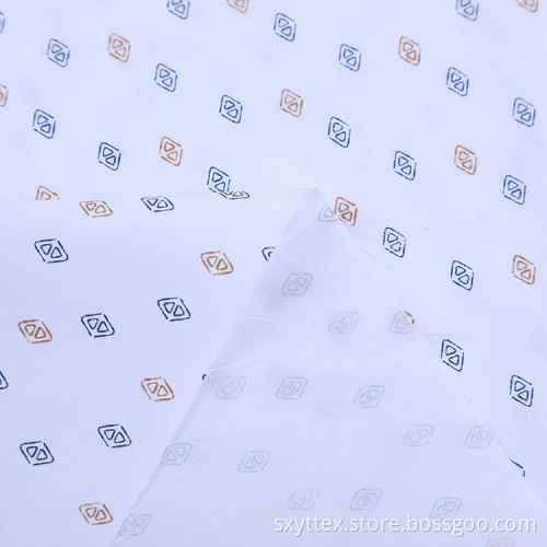 Elegent Dress Shirt Fabric Discharge Print